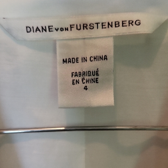 Diane Von Furstenberg White Blazer Tailored Minimalist Design - Picture 2 of 10